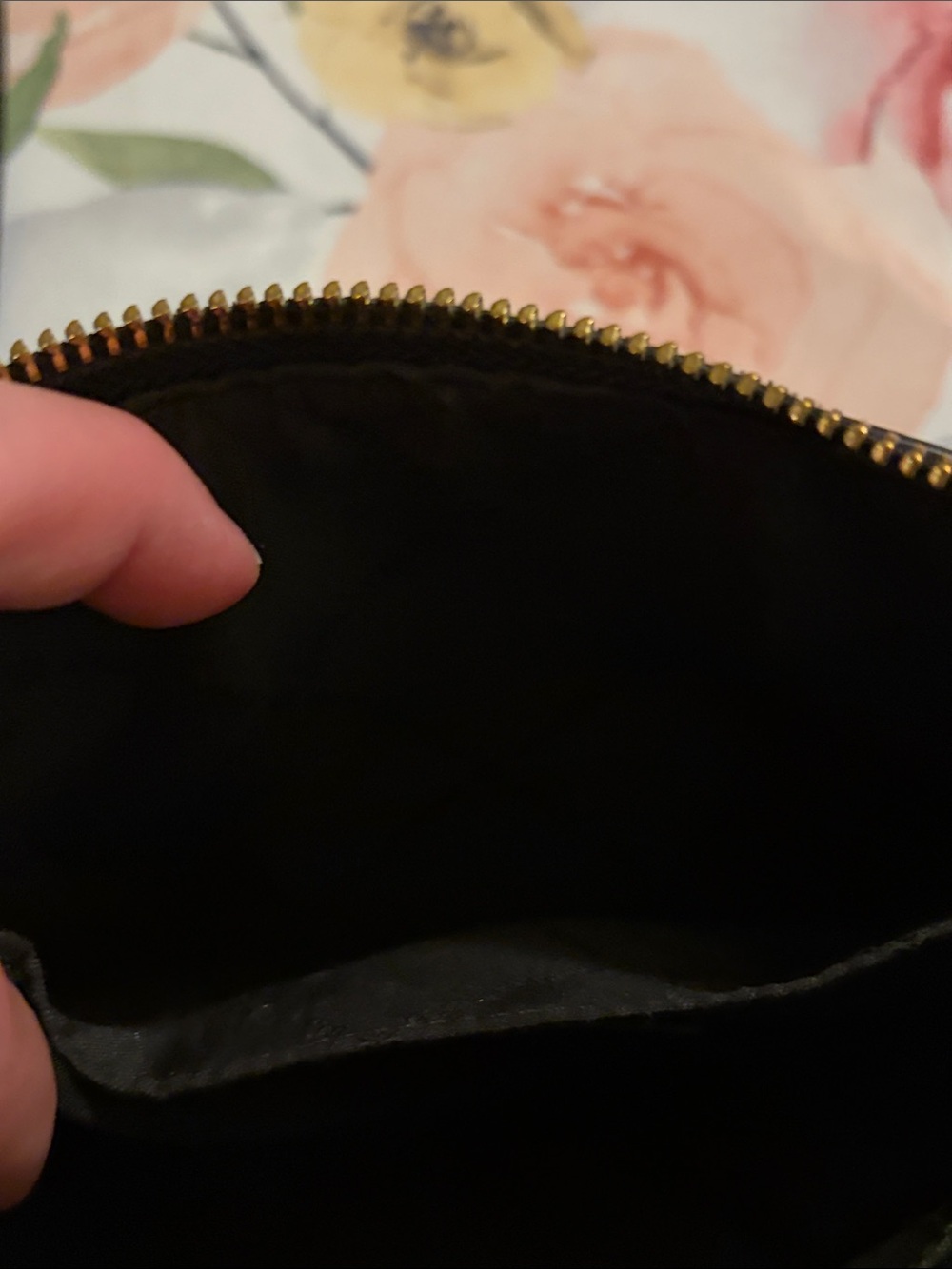 Michael Kors Black Leather Crossbody with Gold Chain Accent - Picture 12 of 14